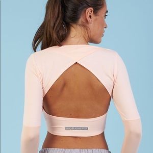 Drop back crop top Nikki b season 2 gymshark